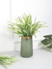 1入組春季人工鳳凰樹-適用於室內外家庭花園植物裝飾，酒店餐廳桌子窗戶浴室花瓶插花植物裝飾(不包括花瓶)