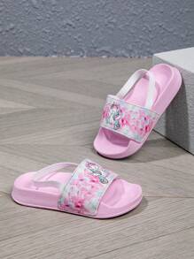 Boys' Summer Cartoon Casual Home Slippers, Baby/Toddler Sandals And Slippers