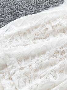 SHEIN Unity Plus Size Women's Fashion Solid Color Strapless A-Line Dress