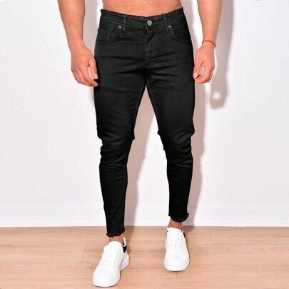 Uomo Jeans skinny monocolore
