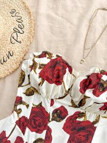 Soleia Romantic Holiday Strapless Layered Cake Dress,Summer Dresses,Sun Dress,Summer Dresses For Women
Spring Clothes - Multicolor - View 4