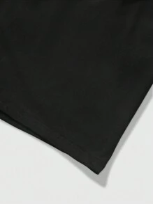 Men's Solid Color Simple Daily Home Wear Sleep Shorts,3 Pcs