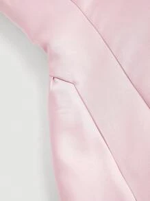 SHEIN MOD White Off-Shoulder Empire Waist Vintage Style Dress