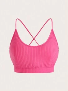 SHEIN SXY 大碼背心，十字背帶設計 - 彩色 - 查看 11