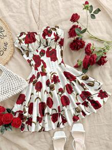 Soleia Romantic Holiday Strapless Layered Cake Dress,Summer Dresses,Sun Dress,Summer Dresses For Women
Spring Clothes - Multicolor - View 3