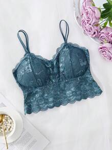 Đồ lót ren màu trơn thời trang mặc hàng ngày - xanh quân đội - Xem 1