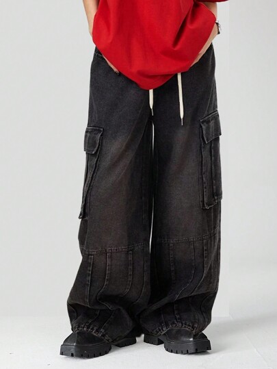 Street Life Jeans semplici e monocolore da uomo, per la scuola