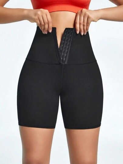 Easithlete 纯色无缝运动短裤女士运动短裤、健身短裤、骑行短裤