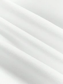 LOONEY TUNES X SHEIN Shorts casuales deportivos blancos con estampado de Piolín para niña joven - Blanco - Ver 7