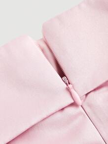 SHEIN MOD White Off-Shoulder Empire Waist Vintage Style Dress