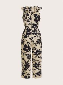 SHEIN Clasi Mono estampado casual para mujeres, patrón aleatorio