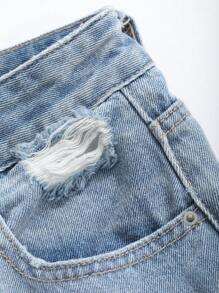 DAZY Damskie modne luźne jeansy casualowe, jednolity kolor, jeansy typu baggy