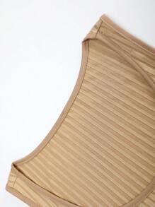 Manfinity Homme Men's Summer Casual Trimmed Round Neck Tank Top