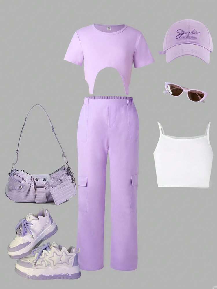 Tween Girl Plain & Simple Daily 2-Piece Set