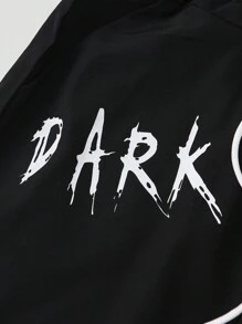 ROMWE MEN Goth Men Fashionable Spider Print Two Pieces Set - Multicolor - View 5