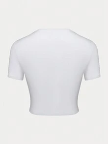 SHEIN EZwear 「我愛英國男孩」短袖T恤 - 英國 - 英格蘭 - 白色 - 查看 2