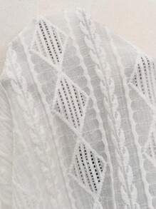 SHEIN Frenchy 純色圓領夏季休閒短袖T恤