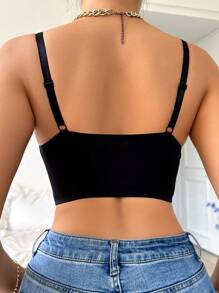 Myrelith Casual Comfortable Front Closure Push Up Lace Bra, Prevents Sagging & Covers Side Boobs, Adjustable, 1pc - Black - View 2