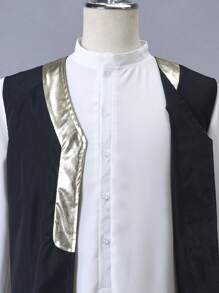 Bộ hai món trang phục hàng ngày đơn giản theo khối màu cho nam - Nhiều màu - Xem 4