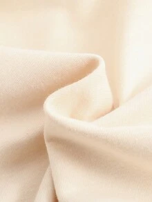 Cozy Pixies 嬰兒男女多色針織柔軟半鈕短袖衣服，休閒短褲套裝。全搭配多用途，適合在家、外出和度假的夏季穿著，與韓國、日系、英美休閒風格相搭配。 - 杏色 - 查看 3