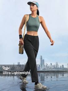 In My Nature 户外可拆卸女式徒步裤，适合露营、徒步旅行和通勤 - 黑色 - 查看 5