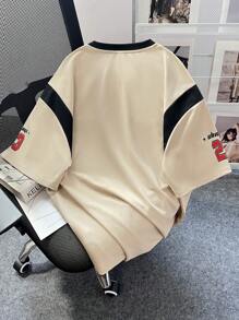 Manfinity Sporsity Men's Simple Printed Round Neck Daily T-Shirt