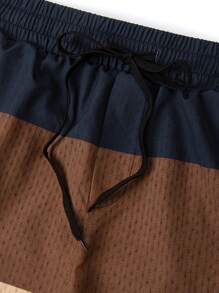 Manfinity Homme Bộ áo sơ mi và quần short ngắn tay đơn giản Colorblock dành cho nam - Nhiều màu - Xem 5