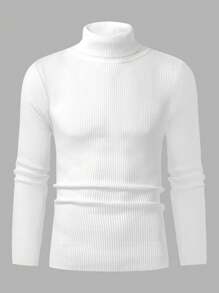 RueChic Men's Simple Business Turtleneck Sweater Multi-Pack, Slim Fit