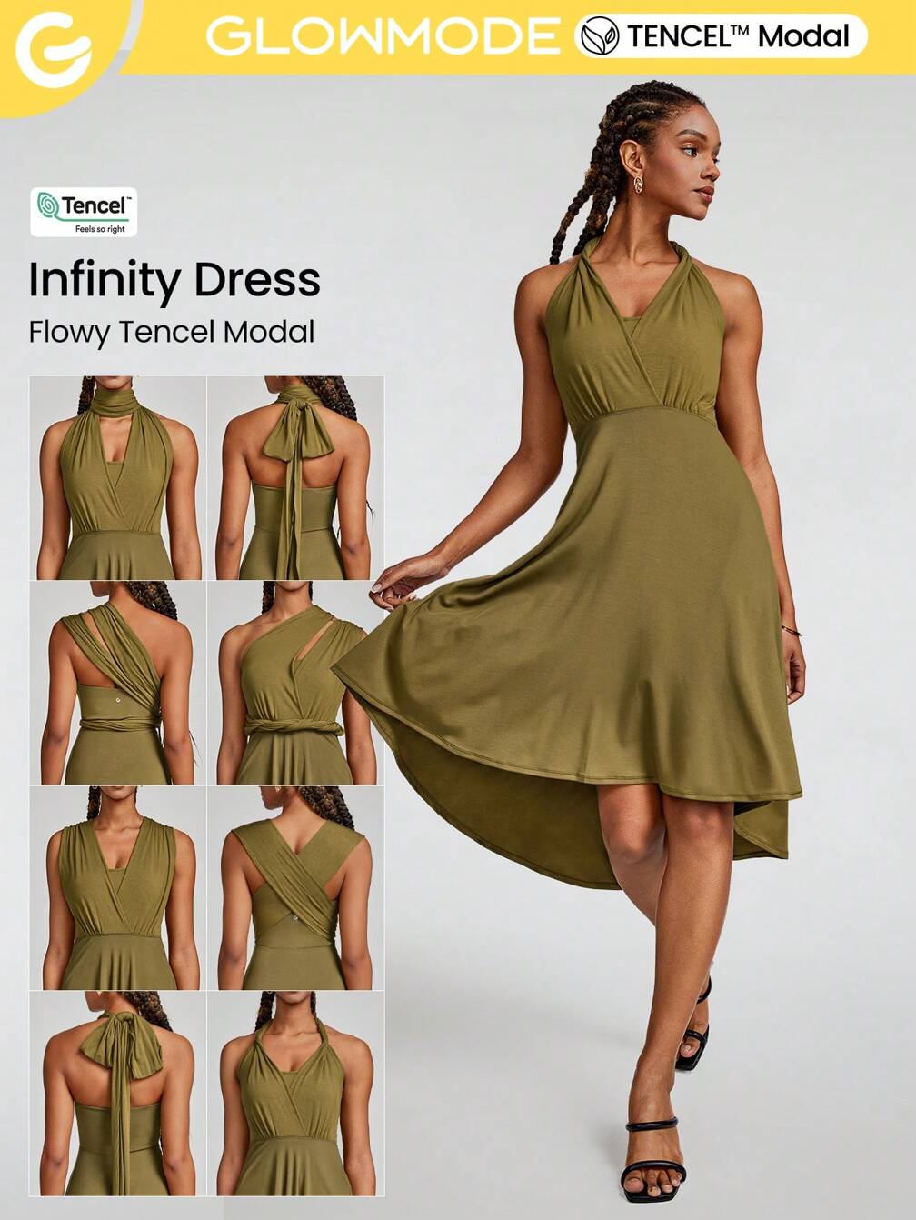 infinity dress casual The Tara Infinity Dress is the ultimate in versatility and elegance.   Style it your way  from formal events to casual outings  this dress  adapts to every occasion. Made with