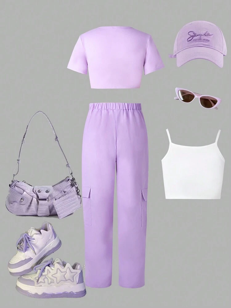 Tween Girl Plain & Simple Daily 2-Piece Set
