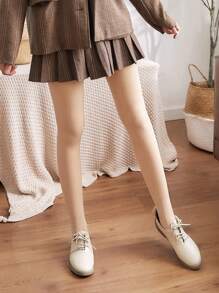 Mallas minimalistas sólidas - Beis - Ver 3