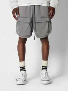 SUMWON Drop Crotch Cargo Short