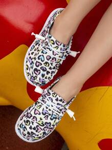 حذاء رياضي عادي للأطفال منخفض الارتفاع للهواء الطلق، زوج واحد، اللون الأبيض للأولاد