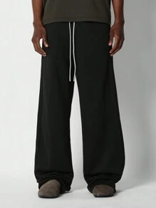 SUMWON Pantaloni sportivi con vita in vita, gamba ampia, vestibilità rilassata, per l'inverno, con tasche laterali, vita elastica, casual e comodi