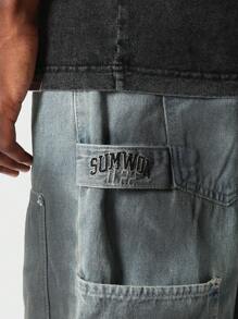 SUMWON Carpenter Denim Cargo Short
