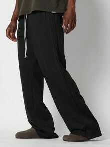 SUMWON Pantaloni sportivi con vita in vita, gamba ampia, vestibilità rilassata, per l'inverno, con tasche laterali, vita elastica, casual e comodi