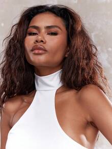 MISSGUIDED High Neck Bodysuit - White - View 3