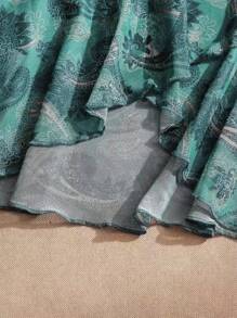 INAWLY Women's Summer Casual Cami Top With Paisley Printed Design - Burgundy - View 4