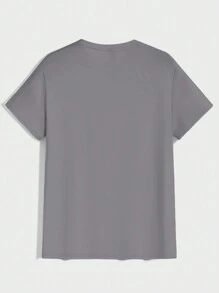EURMUSE Men's Summer Solid Color Short Sleeve Multi-Pack Crewneck Basic Casual T-Shirt - Navy Blue - View 4