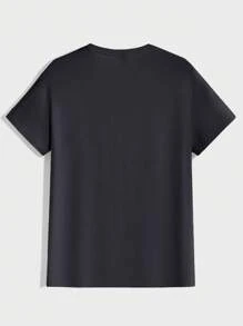 EURMUSE Men's Summer Solid Color Short Sleeve Multi-Pack Crewneck Basic Casual T-Shirt - Navy Blue - View 8