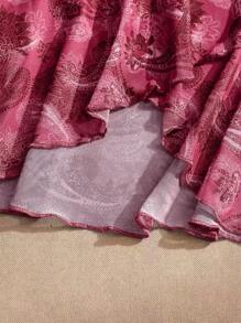 INAWLY 女款隨機圖案簡約日常背心上衣 - 綠色 - 查看 5