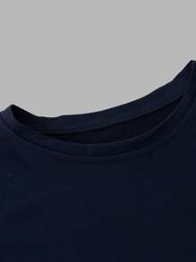 RueChic Multi-Pack -Feel Fitted Round Neck Basic T-Shirts - Dark Green - View 12