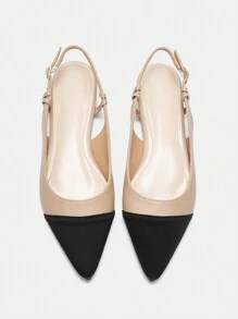 CUCCOO CHICEST Pointed Toe Comfortable Spliced Elegant Lady Women Flat Shoes Elegant Flats Christmas Fall New Year Holiday Valentines