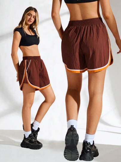 VARSITIE Quần Short Thể Thao Mùa Hè Ngoài Trời Túi Cơ Bản & Sọc Với Quần Short Mùa Hè