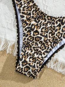 Swim Basics 2025 Women's Random Print Bikini Swimwear Set, Micro Triangle Style Summer - Multicolor - View 8