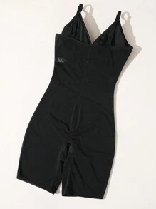 SHEIN 1 Máy định hình cơ thể dạng lưới thông thường có miếng bọt biển - màu đen - Xem 4