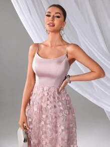 SHEIN Belle 女士3D花裝飾晚禮服（重量版）