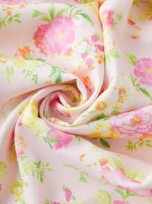 SHEIN Unity 女式休閒無袖印花日常連衣裙（隨機圖案） - 粉色 - 查看 7