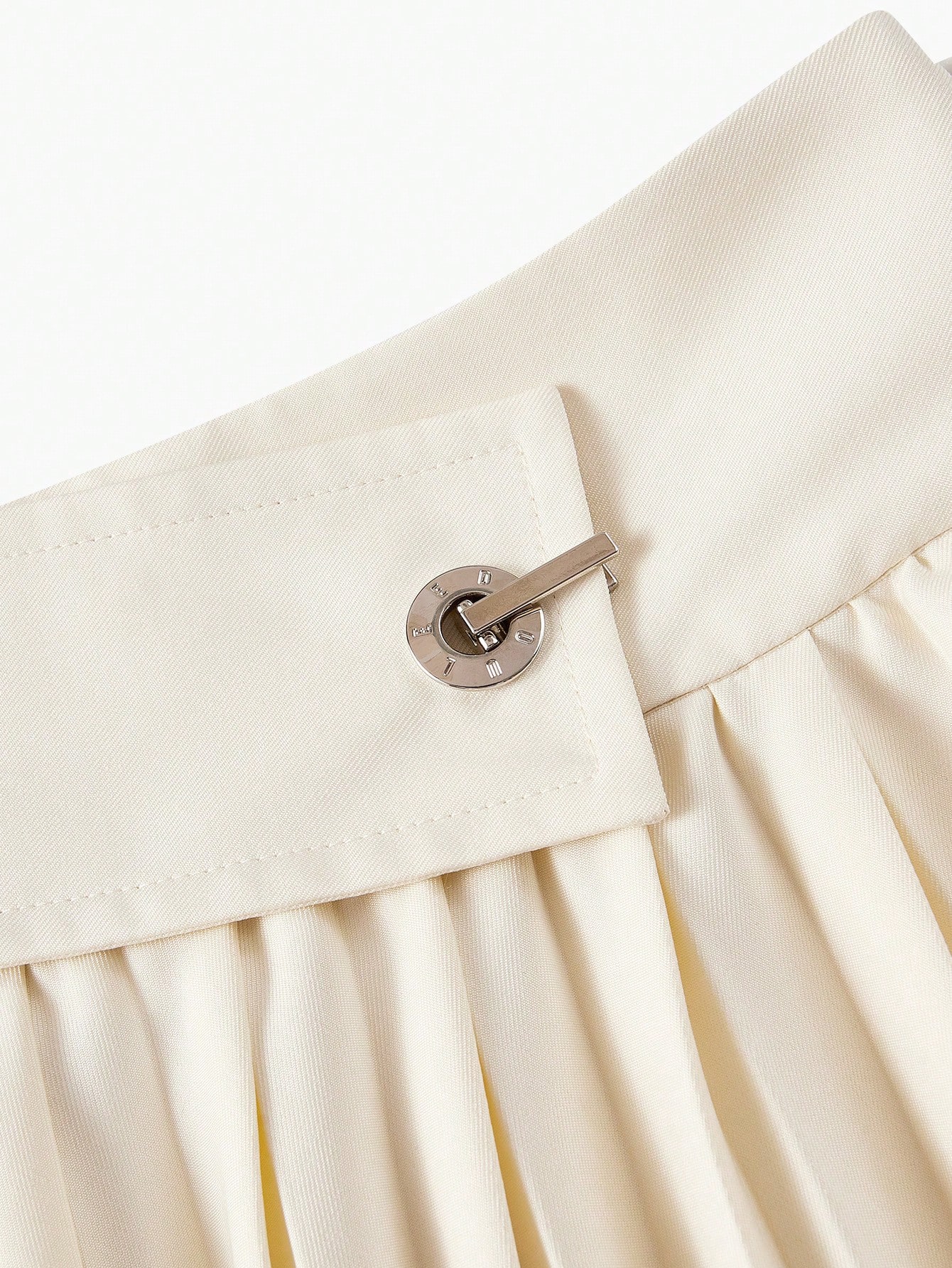 TFW49 WRAP PLEATED SKIRT ベージュ L Midi Airflow Wrap Skirt With Side Tie | Last Tango USA