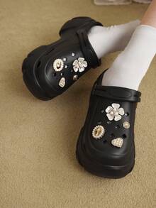 Cuccoo 女士镂空鞋 休闲校园用品 返校节 万圣节 - 黑色 - 查看 5